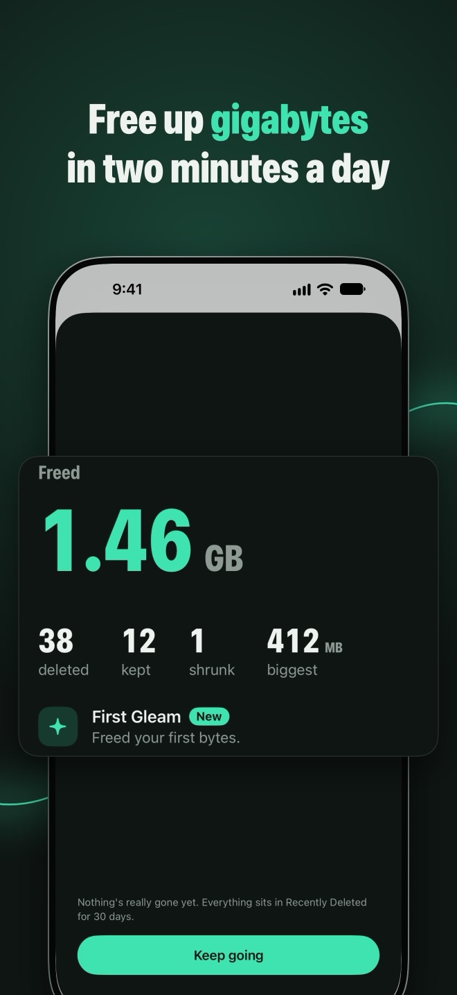 Free up gigabytes in two minutes a day